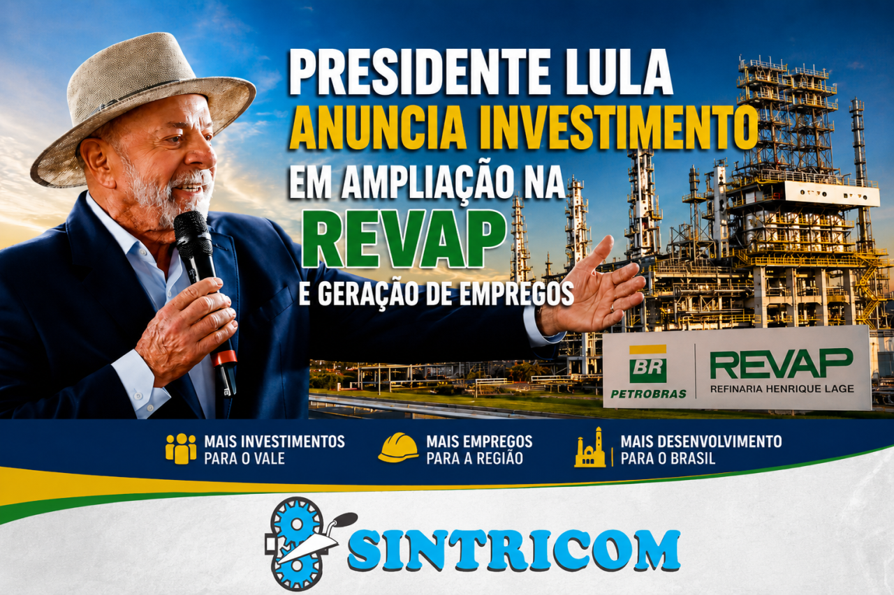 Presidente Lula anuncia investimento em ampliação na REVAP e geração de empregos