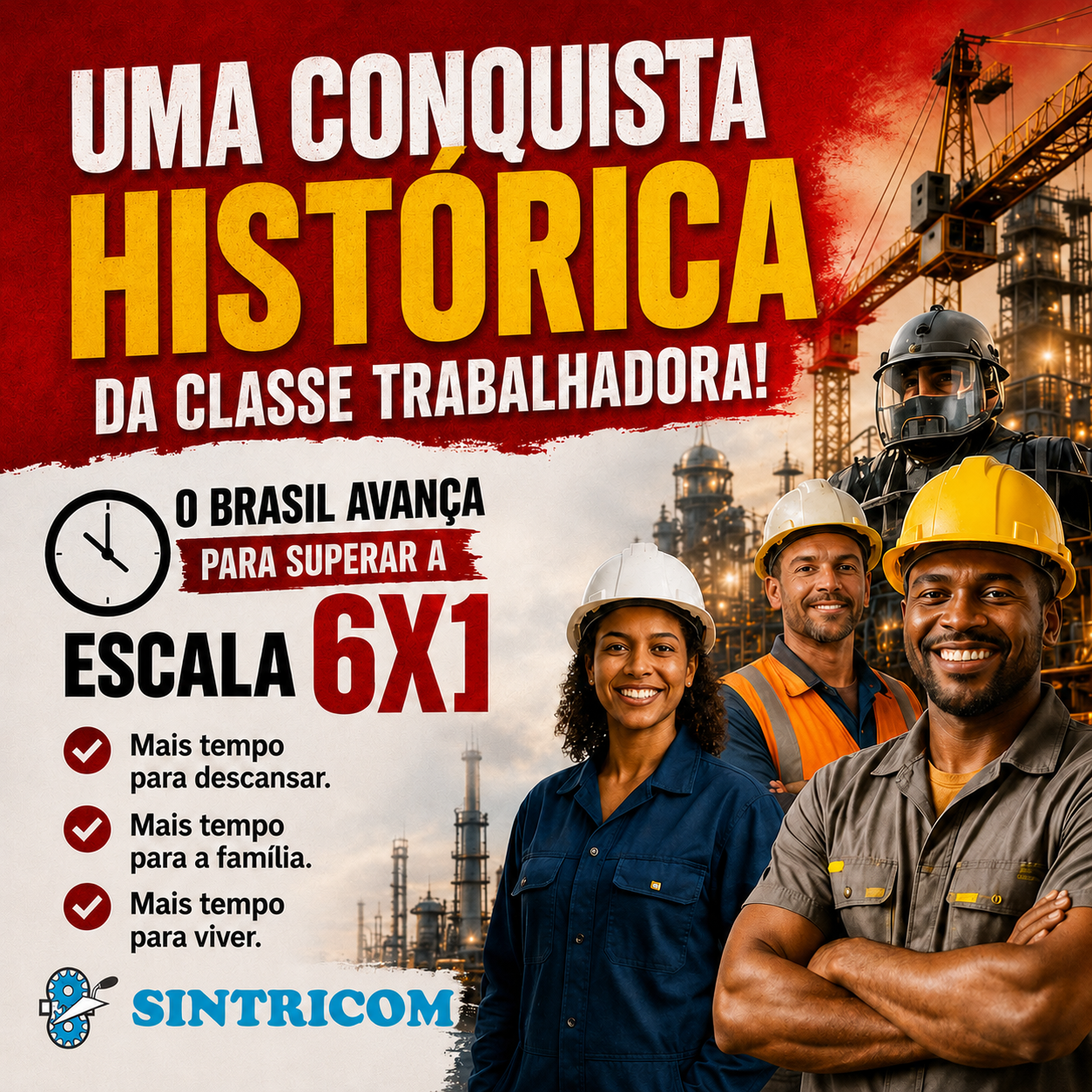 CÂMARA APROVA FIM DA ESCALA 6X1 E JORNADA MÁXIMA DE 40 HORAS SEMANAIS
