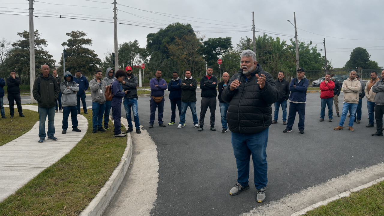 Sintricom realiza assembleia com trabalhadores da Eleva e Sodexo na Bayer