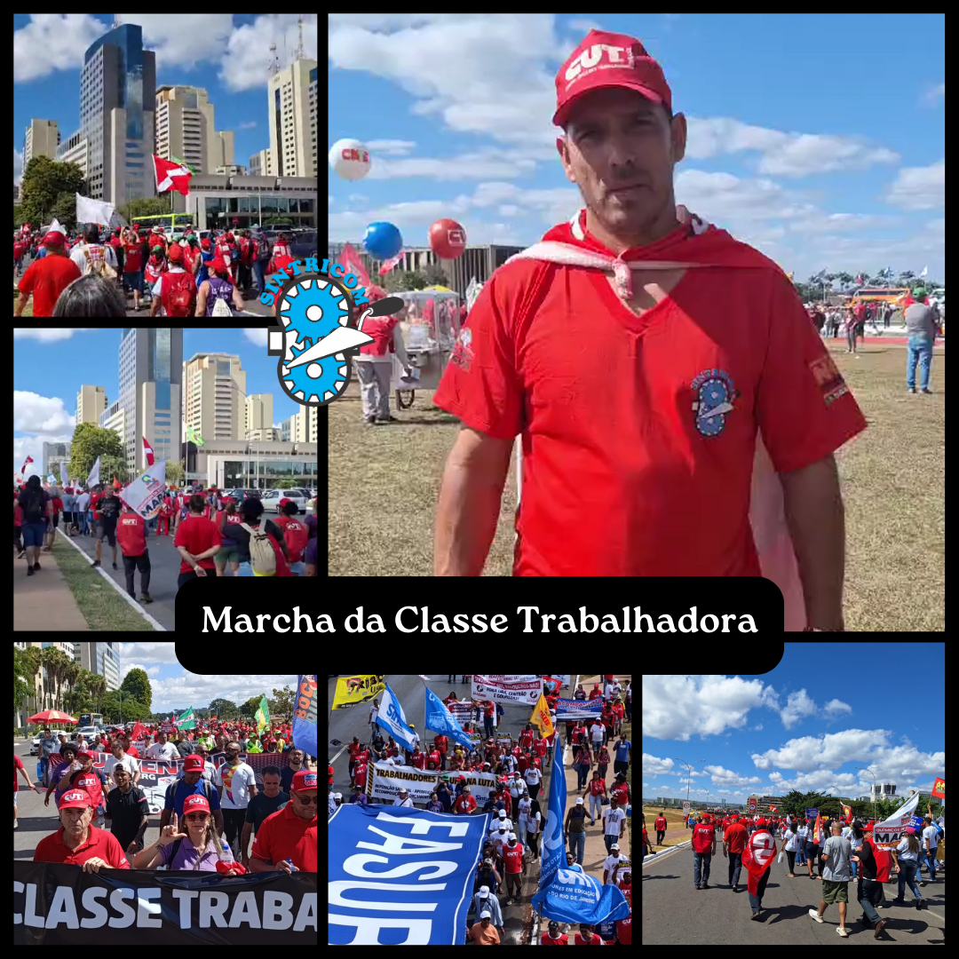 Sintricom esteve na “Marcha em Brasília ”por emprego e valorização salarial