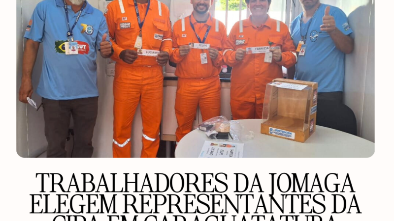 Trabalhadores da Jomaga elegem representantes da CIPA em Caraguatatuba