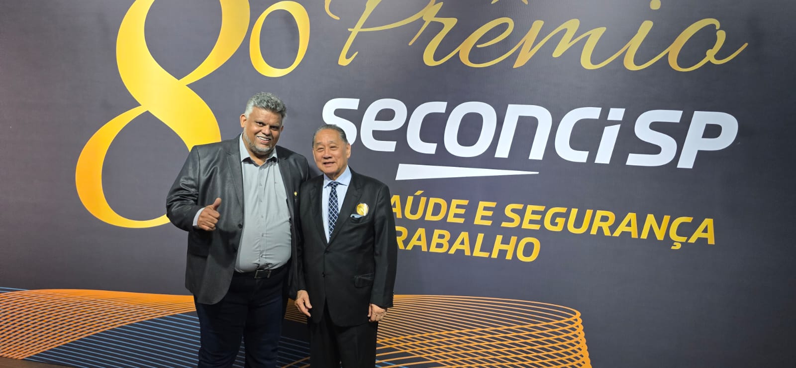 Presidente do Sintricom participa da entrega do prêmio boas práticas em saúde e segurança do Seconci-SP