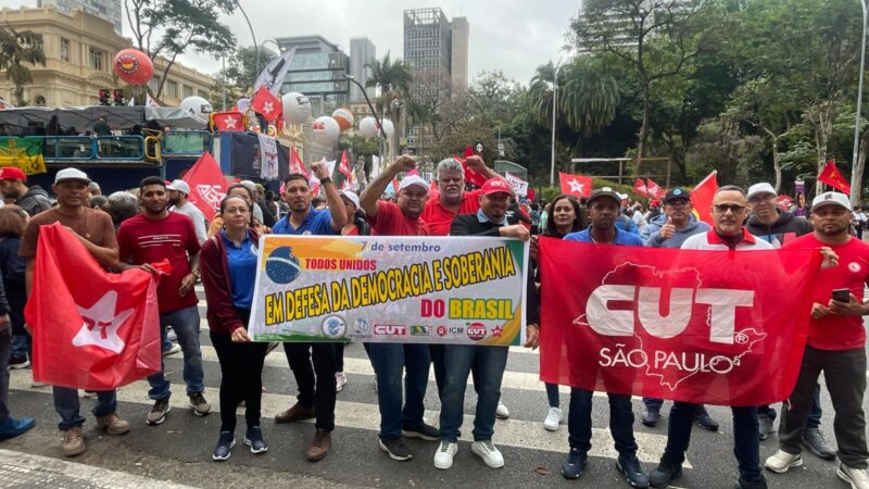 Sintricom nas Ruas: Em Defesa da Democracia, Soberania Nacional e Fim da Escala 6×1 no 7 de Setembro