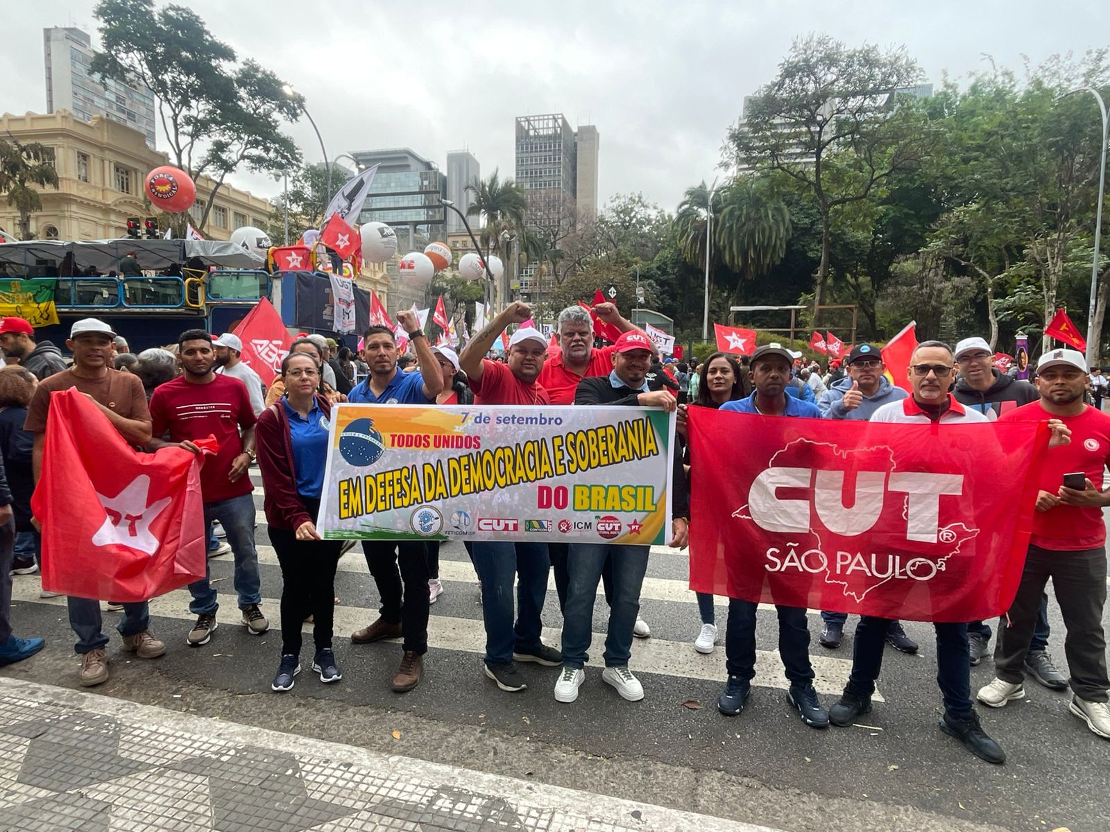 Sintricom nas Ruas: Em Defesa da Democracia, Soberania Nacional e Fim da Escala 6×1 no 7 de Setembro