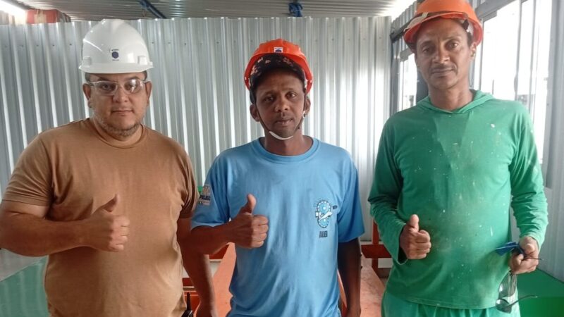 Sintricom fiscaliza Eleição da CIPA na Obra MRV Campo di Espanha